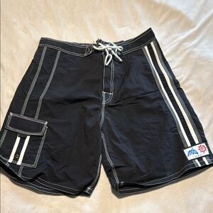 Men's Black Swim Shorts